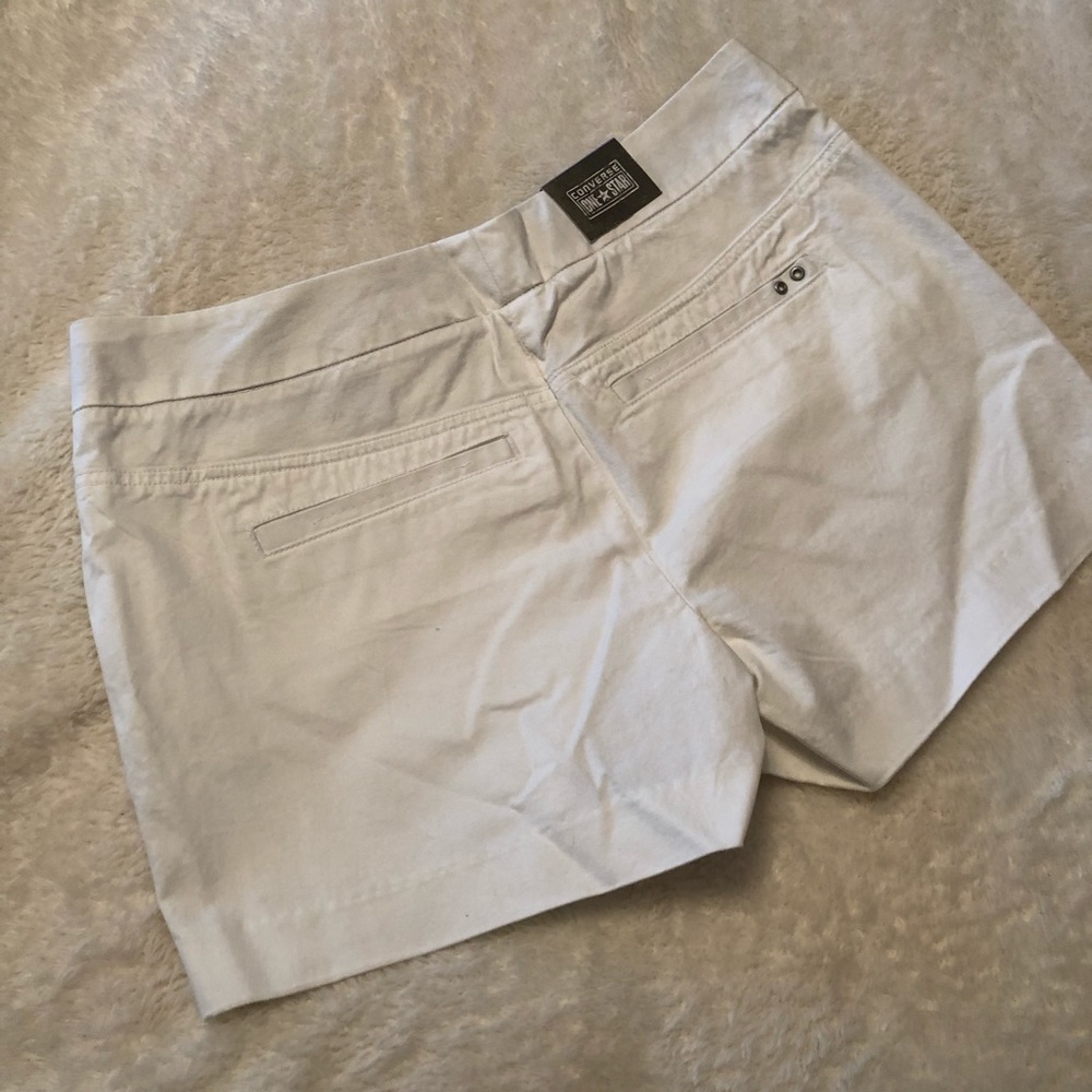 Converse NWT white shorts!